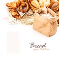 Different types of bread Royalty Free Stock Photo