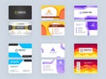 Different Types Business Card Design in Front and Back Presentation