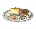 557_CHEESE, different varieties Royalty Free Stock Photo