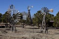 Different types of Old Windmills Royalty Free Stock Photo