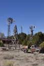 Different types of Old Windmills Royalty Free Stock Photo