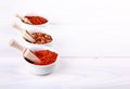 Different types of paprika Royalty Free Stock Photo