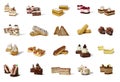 Different types of pastry products