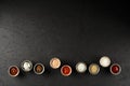 Different types of sauces Royalty Free Stock Photo