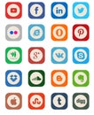 Social media icon collection