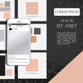 Different UI, UX, GUI screens and flat web icons for mobile apps, responsive website including Login, Create Account, Profile, Pos Royalty Free Stock Photo