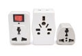 Different universal adapters Royalty Free Stock Photo