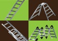 Different Varieties of Ladders Royalty Free Stock Photo