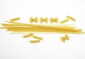 Different Varieties of Pasta : Spaghettis, Twisted pasta