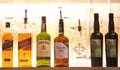 Different variety of alcohol in the bar