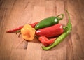 Different Variety of chillies