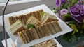 Finger food,  savories and sandwiches Royalty Free Stock Photo