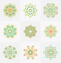 Different vector seamless patterns.