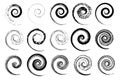 Different vector swirls for decorative use