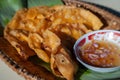 Crispy and oily Filipino delicacy and oily Filipino delicacy Royalty Free Stock Photo