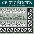 Four Celtic brushes