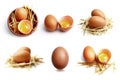 Different versions eggs