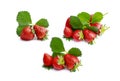 Different versions strawberries