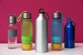 Different water bottles for sports Royalty Free Stock Photo