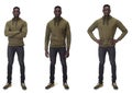 Different Ways Of Posing Of A Man