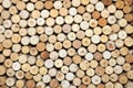 Different wine corks texture Royalty Free Stock Photo