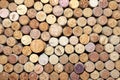 Different wine corks texture Royalty Free Stock Photo