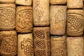 Different wine corks texture Royalty Free Stock Photo