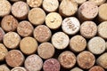 Different wine corks texture Royalty Free Stock Photo