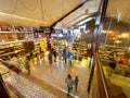 Different wine products displayed at factory outlet store of SULA wine yard at Nashik, Maharashtra, India