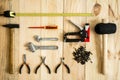 Different working and repair tools Royalty Free Stock Photo