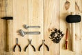 Different working and repair tools Royalty Free Stock Photo