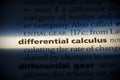 Differential calculus