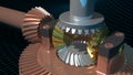Differential gear Royalty Free Stock Photo