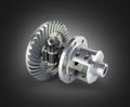 The differential gear in detal on black gradient background 3d illustration Royalty Free Stock Photo