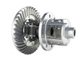 The differential gear in detal on white background 3d illustration without shadow