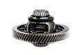 Differential gear isolated on a white Royalty Free Stock Photo