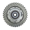The differential gear on white background 3d illustration without shadow Royalty Free Stock Photo
