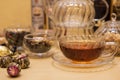 Diffferent tea set