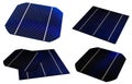 Diffrent solar cells Royalty Free Stock Photo