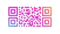 Diffused Pixel QR Code, Ethereal Digital Data, vector design Generative AI Royalty Free Stock Photo