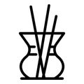 Diffuser icon, outline style Royalty Free Stock Photo