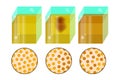 Diffusion. molecules or atoms.