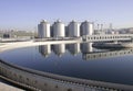 Digester building Royalty Free Stock Photo