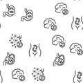 Digestion Disease And Treatment Icons Set Vector