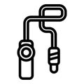 Digestion endoscope icon, outline style Royalty Free Stock Photo