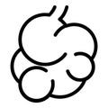 Digestion full stomach icon, outline style