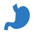 Digestion vector glyph color icon