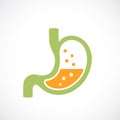 Digestion vector pictogram Royalty Free Stock Photo