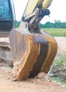 Digger excavator bucket bulldozer Royalty Free Stock Photo