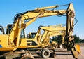 Diggers Royalty Free Stock Photo